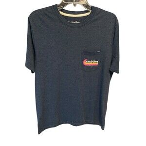 Men’s Chubbies Sandbar T-Shirt Big Spellout Logo - Size M